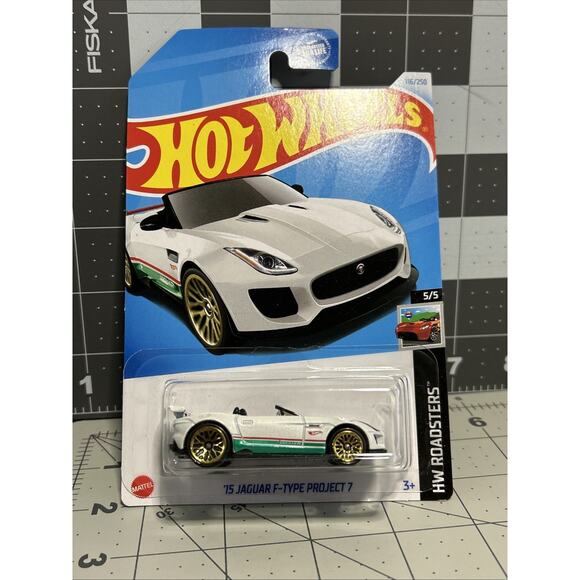 Hot Wheels Other - Hot Wheels '15 JAGUAR F-TYPE PROJECT 7 HW ROADSTERS 5/5 1:64